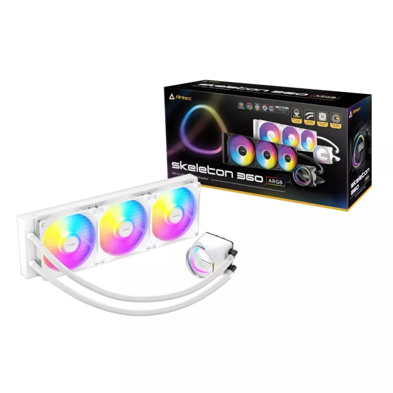 Antec Skeleton RGB 360mm All-in-One Liquid Cooler White