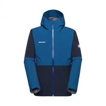 Mammut Linard Guide HS Hooded Jacket Men's Marine/Tschiel Size M