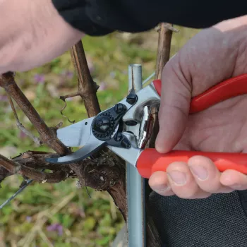 FELCO FELCO-7 Bypass Pruning Shears, Right-Handed, Rotating Handle, 25 mm Cutting Capacity