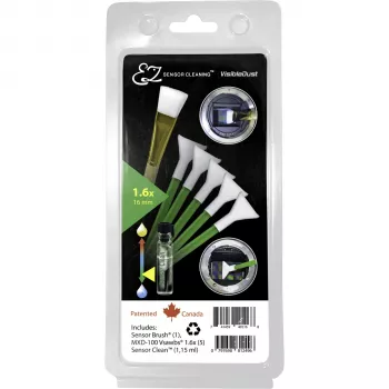 Visible Dust EZ Plus Kit Sensor Clean 1.6 - APS-C Sensor Cleaning Kit with 5 Swabs and 15ml Solution