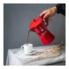 Bialetti Moka Exclusive 3-Cup Red Stovetop Espresso Maker (9055)