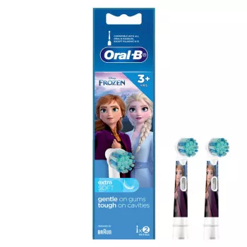 Oral-B EB10S Frozen 2 Pack Electric Toothbrush Replacement Heads