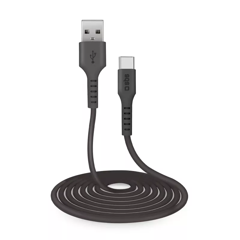 SBS TECABLETC3MTK USB-A to USB-C Cable 3m Black