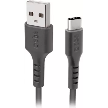 SBS USB 2.0 Cable USB-A to USB-C 2 m Black