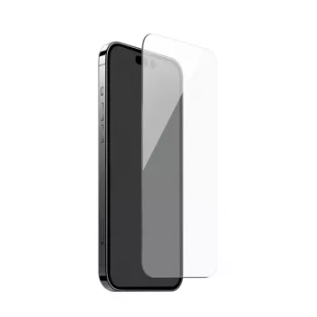 PURO Anti-Bacterial Tempered Glass Screen Protector for Apple iPhone 15 Pro Max