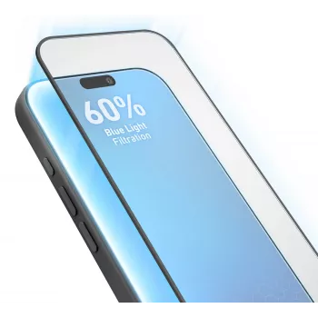 SBS Eyesafe Tempered Glass Screen Protector for Apple iPhone 17 Pro / 16 Pro with Applicator (1 Pack)