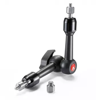 Manfrotto Variable Friction Arm - 24cm MINI Magic Arm, Black, Aluminum, 3kg Capacity