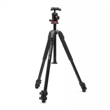 Manfrotto 190X Aluminum Tripod with 496RC2 Ball Head (Black)