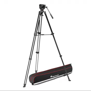 Manfrotto MVT502AM Video Tripod Kit with 500X Fluid Head