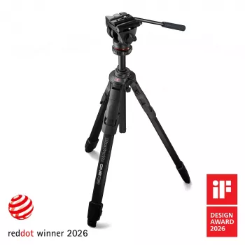 Manfrotto ONE Aluminum Tripod with 500X Fluid Head