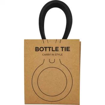 24Bottles Bottle Tie, Tuxedo Black - Silicone Carry Strap for Clima & Urban Bottles