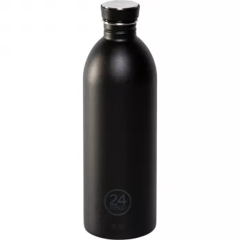 24Bottles Urban Bottle 1000 ml Tuxedo Black Stainless Steel Reusable Water Bottle