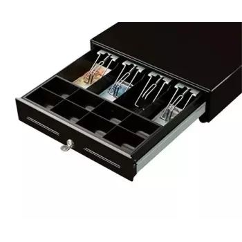 Custom Group Custom Electronic Cash Drawer - 6 V - Black