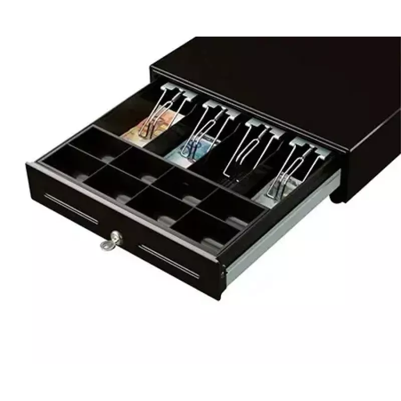 Custom Group Custom Electronic Cash Drawer - 6 V - Black
