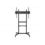TECHLY Floor Stand with Shelf for 55-100in LCD/LED/Plasma TVs