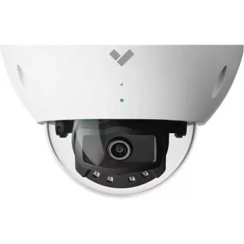 Verkada CD42-E Network Surveillance Camera - Dome - Outdoor - Vandal Resistant - Color Day/Night - 5 MP - 2688 x 1944 - Fixed Iris - Fixed Focal Length - LAN 10/100 - PoE+