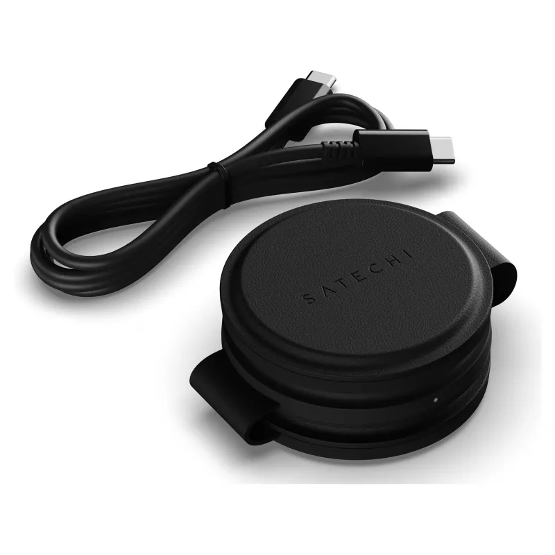 Satechi OntheGo 3-in-1 Wireless Charger with Qi2, Black, 15W, ST-QTG31K