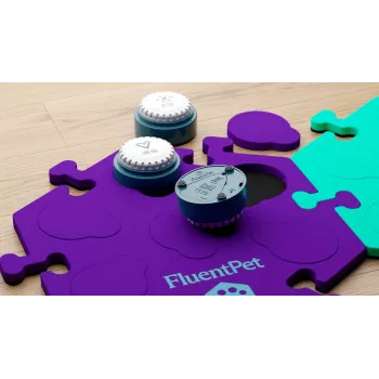 FluentPet Speak Up Buttons - 12 Button Communication Set for Dogs and Cats