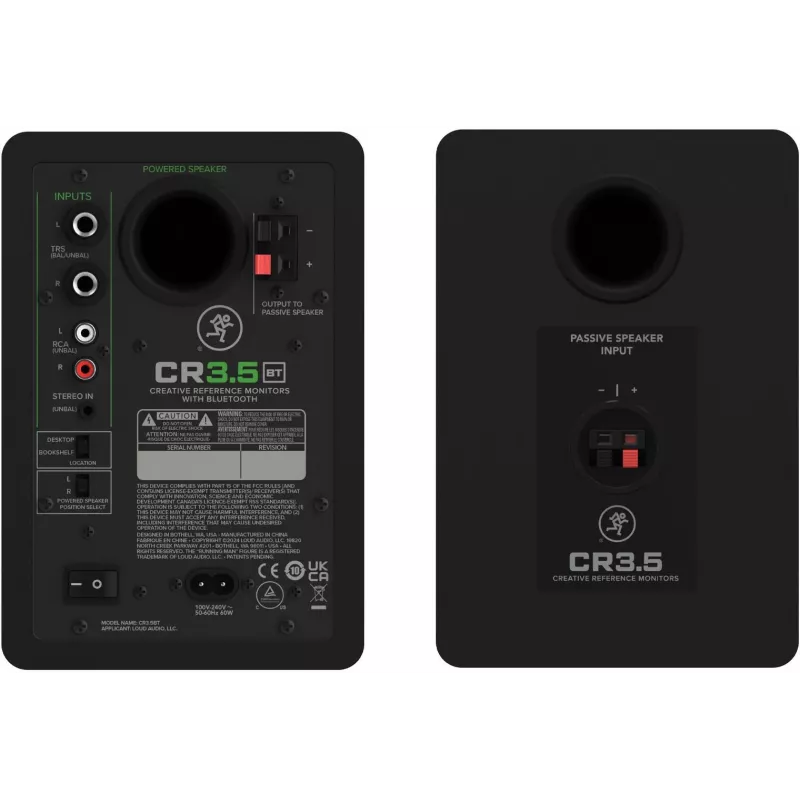 Mackie CR3.5BT Active Studio Monitors with Bluetooth