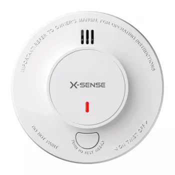 X-Sense SD19 Smoke Alarm with 10-Year Battery, Battery Operated, 122 x 45 mm (ZASXS00156WEU)