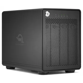 OWC ThunderBay 4 RAID - External RAID Enclosure - SATA - 40 Gb/s - USB - Black