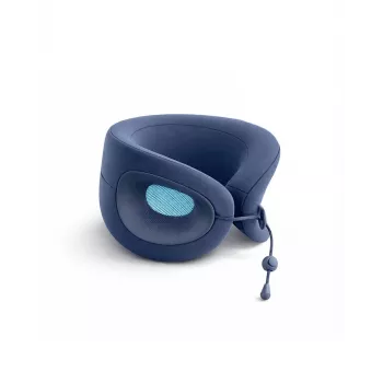Cabeau Evolution X Neck Travel Pillow - Sapphire Dark Blue/Light Blue