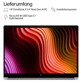 HP OmniBook X 14-ka0171ng 14.0 inch WUXGA OLED, Intel Core Ultra 7 356H, 16 GB RAM, 512 GB SSD, Windows 11 Pro