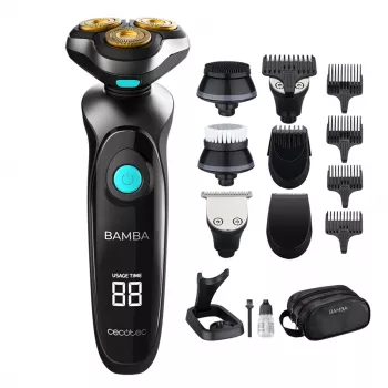 Cecotec Bamba PrecisionCare TwistGroom 10-in-1 Multi-Groomer, Black