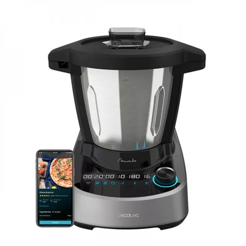 Cecotec Mambo 11090 Multifunctional Food Processor, 1700 W, 3.3 L, Stainless Steel, Wi-Fi