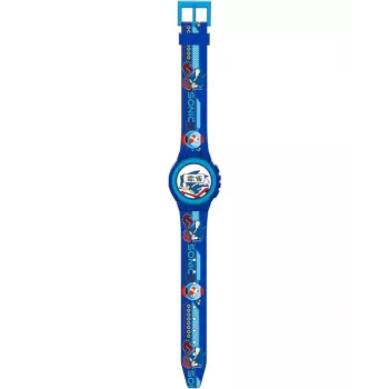 KIDS Digital Watch Sonic The Hedgehog SNC4316M - Blue Silicone Strap