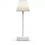 New Garden Lola Slim 30 Battery Table Lamp White