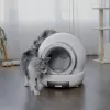 Cecotec Pumba 7000 CleanKitty Compact Connected Self-Cleaning Cat Litter Box, Wi-Fi, 10L Waste Bin, 6L Litter Capacity, Automatic Rotation, Safety Sensors, Smartphone App