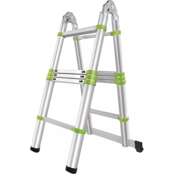 FIELDMANN FZZ 4003 Telescopic Ladder 3.2m, Steps 1.6m