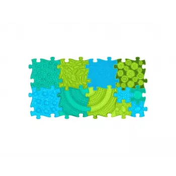 Muffik Orthopedic Sensory Mat Set 11-in-1 Ocean Puzzle Tiles MFK-064