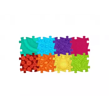 Muffik Orthopedic Sensory Mat Set 8-in-1 Rainbow 8 Puzzle Mats Sensory Muffik / Rainbow / MFK-079