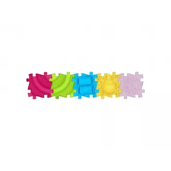 Muffik Orthopedic Sensory Mat Set 5-in-1 Medium 5 Puzzle Pieces