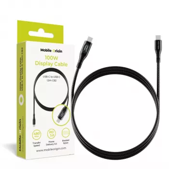 Mobile Origin 100W Display Cab USB-C to USB-C CB2 1.5m