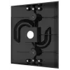 2N IP Solo Intercom Backplate - Black - 115 mm - 9155071