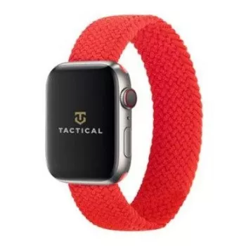 Tactical Braided String Band for Watch 1/2/3/4/5/6/7/SE 42/44/45mm Size M Red