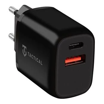 Tactical Base Plug Dual Black Car Charger with 2 USB-A Ports, 3.1A, 15.5W