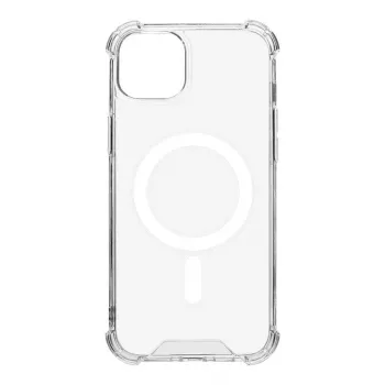 Tactical Back Cover MagForce Plyo for iPhone 15 Plus Transparent