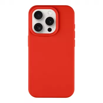Tactical Back Cover Velvet Smoothie for iPhone 15 Pro - Chilli Red