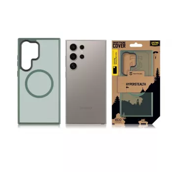 Tactical Back Cover MagForce Hyperstealth for Samsung Galaxy S24 Ultra, Forest Green