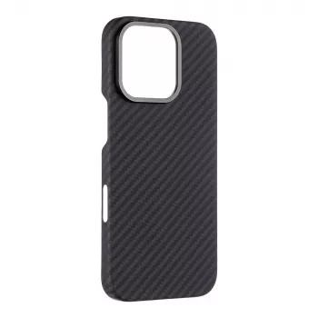 Tactical Back Cover MagForce Aramid for iPhone 16 Pro Black