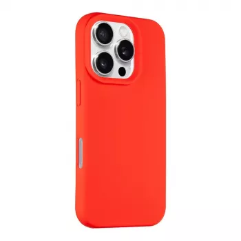 Tactical Back Cover MagForce Velvet Smoothie for Apple iPhone 16 Pro - Chilli Red