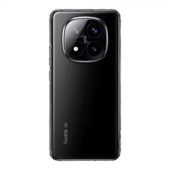 Tactical Back Cover TPU for Xiaomi Redmi Note 14 Pro+ 5G Transparent