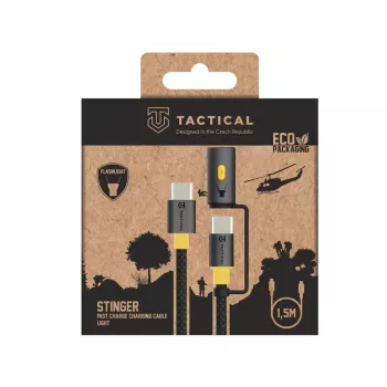 Tactical Stinger Cable USB-C/USB-C Black