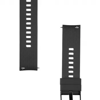 Tactical Quick Release Silicone Band 20mm Black