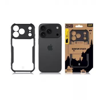 Tactical Back Cover Quantum Stealth iPhone 17 Pro Clear/Black