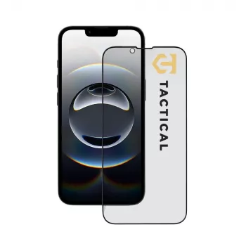 Tactical Glass Shield Privacy Stealth 5D for iPhone 13/13 Pro/14/16e/17e Black